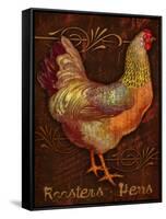 Roosters & Hens-Kate Ward Thacker-Framed Stretched Canvas