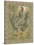 Roosters II-Cassel-Stretched Canvas