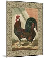 Roosters V-Cassel-Mounted Art Print