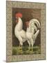 Roosters VI-Cassel-Mounted Art Print