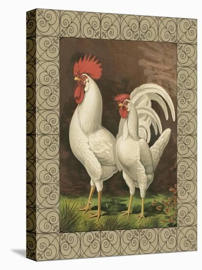 Roosters VI-Cassel-Stretched Canvas
