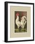 Roosters with Mat VI-Cassel-Framed Art Print