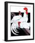 "Roosting Rooster and Hens,"December 8, 1923-Paul Bransom-Framed Giclee Print