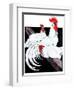 Roosting Rooster & Hens-Paul Bransom-Framed Premium Giclee Print