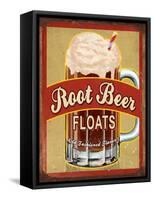 Root Beer Float-Retroplanet-Framed Stretched Canvas