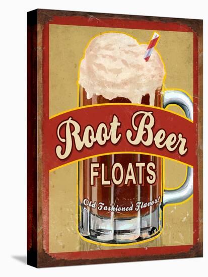 Root Beer Float-Retroplanet-Stretched Canvas