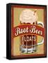 Root Beer Float-Retroplanet-Framed Stretched Canvas