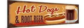 Rootbeer and Hot Dog-Retroplanet-Mounted Giclee Print