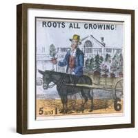 Roots All Growing!, Cries of London, C1840-TH Jones-Framed Giclee Print