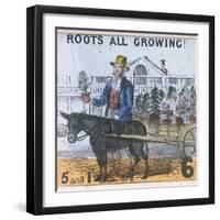 Roots All Growing!, Cries of London, C1840-TH Jones-Framed Giclee Print