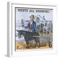 Roots All Growing!, Cries of London, C1840-TH Jones-Framed Giclee Print