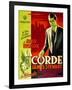 ROPE, (aka LA CORDE), French poster, James Stewart, Joan Chandler (bottom right), 1948-null-Framed Art Print