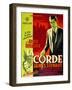 ROPE, (aka LA CORDE), French poster, James Stewart, Joan Chandler (bottom right), 1948-null-Framed Art Print