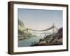 Rope Bridge Near Penipe, Crossing the Chambo River, Mexico, 1810-Baron Friedrich von Humboldt-Framed Giclee Print