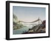 Rope Bridge Near Penipe, Crossing the Chambo River, Mexico, 1810-Baron Friedrich von Humboldt-Framed Giclee Print