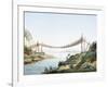 Rope Bridge over the Chambo River at Penipe, Ecuador-Alexander Von Humboldt-Framed Giclee Print