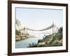 Rope Bridge over the Chambo River at Penipe, Ecuador-Alexander Von Humboldt-Framed Giclee Print