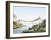 Rope Bridge over the Chambo River at Penipe, Ecuador-Alexander Von Humboldt-Framed Giclee Print