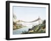 Rope Bridge over the Chambo River at Penipe, Ecuador-Alexander Von Humboldt-Framed Giclee Print