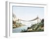 Rope Bridge over the Chambo River at Penipe, Ecuador-Alexander Von Humboldt-Framed Giclee Print