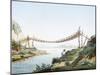 Rope Bridge over the Chambo River at Penipe, Ecuador-Alexander Von Humboldt-Mounted Giclee Print