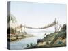 Rope Bridge over the Chambo River at Penipe, Ecuador-Alexander Von Humboldt-Stretched Canvas