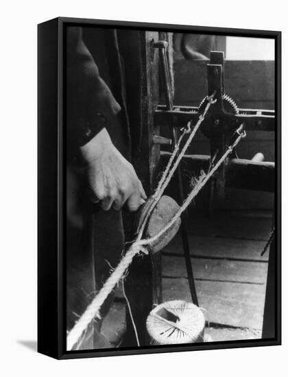 Rope Making-null-Framed Stretched Canvas