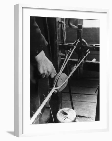 Rope Making-null-Framed Photographic Print