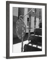 Rope Mat and Railings-null-Framed Photographic Print