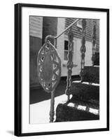Rope Mat and Railings-null-Framed Photographic Print