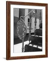 Rope Mat and Railings-null-Framed Photographic Print