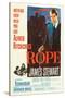 ROPE, poster art, James Stewart, 1948-null-Stretched Canvas