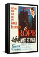 ROPE, poster art, James Stewart, 1948-null-Framed Stretched Canvas