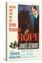 ROPE, poster art, James Stewart, 1948-null-Stretched Canvas