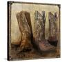 Roped in Boots-Art Licensing Studio-Stretched Canvas