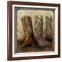 Roped in Boots-Art Licensing Studio-Framed Giclee Print