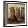 Roped in Boots-Art Licensing Studio-Framed Giclee Print