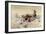 Roping the Longhorns-Charles Marion Russell-Framed Giclee Print