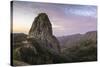 Roque De Agando in the Morning Light, La Gomera, Canary Islands, Spain-Marco Isler-Stretched Canvas