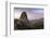 Roque De Agando in the Morning Light, La Gomera, Canary Islands, Spain-Marco Isler-Framed Photographic Print