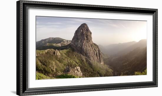 Roque De Agando, Mirador De Roques, Degollada De Agando, La Gomera, Canary Islands, Spain, Europe-Markus Lange-Framed Photographic Print