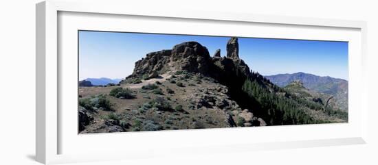 Roque Nublo, 1813M, Gran Canaria, Canary Islands, Spain, Europe-Kim Hart-Framed Photographic Print