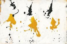 Abstract Background V Gold and Black-Roque Silva-Art Print