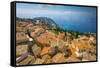 Roquebrune-Cap-Martin, Alpes-Maritimes, Provence-Alpes-Cote D'Azur, French Riviera, France-Jon Arnold-Framed Stretched Canvas