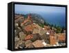 Roquebrune, Cote D´Azur, Alpes-Maritimes, Provence-Alpes-Cote D'Azur, Frankreich-Katja Kreder-Framed Stretched Canvas