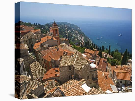 Roquebrune, Cote D´Azur, Alpes-Maritimes, Provence-Alpes-Cote D'Azur, Frankreich-Katja Kreder-Stretched Canvas