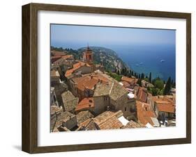 Roquebrune, Cote D´Azur, Alpes-Maritimes, Provence-Alpes-Cote D'Azur, Frankreich-Katja Kreder-Framed Photographic Print