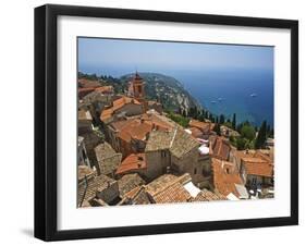 Roquebrune, Cote D´Azur, Alpes-Maritimes, Provence-Alpes-Cote D'Azur, Frankreich-Katja Kreder-Framed Photographic Print