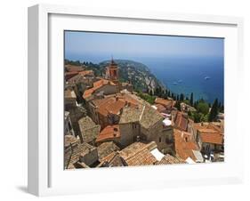 Roquebrune, Cote D´Azur, Alpes-Maritimes, Provence-Alpes-Cote D'Azur, Frankreich-Katja Kreder-Framed Photographic Print