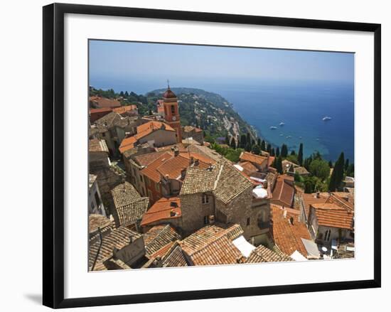 Roquebrune, Cote D´Azur, Alpes-Maritimes, Provence-Alpes-Cote D'Azur, Frankreich-Katja Kreder-Framed Photographic Print